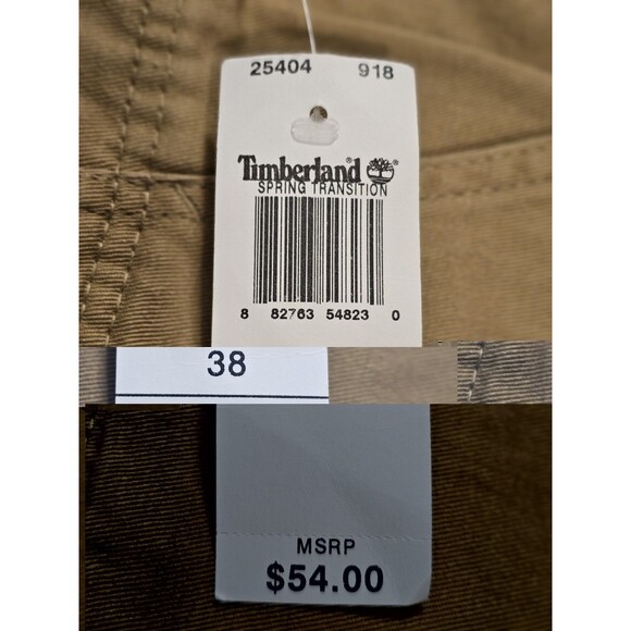 TIMBERLAND Shorts Khaki Brown Cargo Outdoor Gear Stretch Men Size 38 - Picture 12 of 12